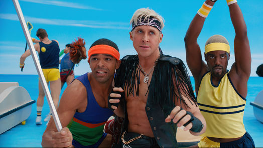 three men in different outfits in fighting position