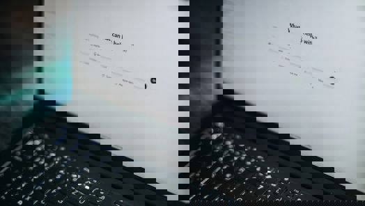 A laptop screen open to an AI server page