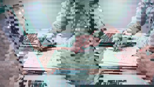 office workers taking notes