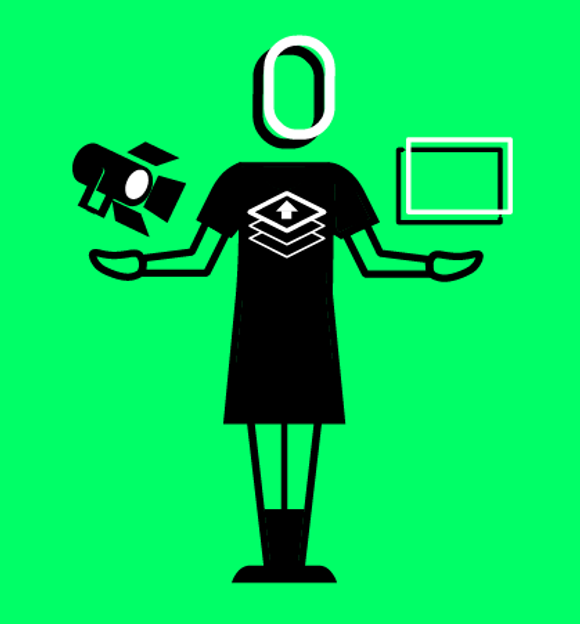 Illustration of a junior compositor illustration