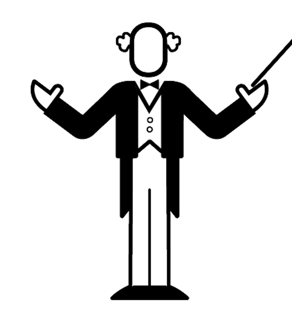 Music composer illustration